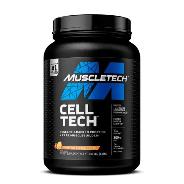CELL TECH CREATINE 3LB TROPICAL CITRUS PUNCH